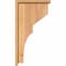 Ekena Millwork Monterey Smooth Corbel w/Backplate, Western Red Cedar, 5 1/2"W x 14"D x 26"H COR06X14X26MON01SWR - alternate 2